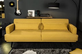 Rozkladacia sedačka Studio 210cm žltá