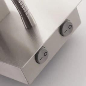 Eglo 96478 - LED Flexibilné svietidlo PASTERI 1xE27/40W+LED/3,8W taupe