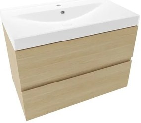 Kúpeľňová skrinka Naturel Verona 80x50x45,5 cm mat VERONA80SDU1, 1 ks