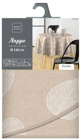 Umývateľný obrus ø 160 cm Feuillys – douceur d'intérieur