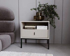 Noční stolek Maggiore 53,9 cm kašmír/černý