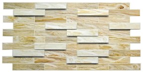 PVC 3D obkladový panel 98 x 48 cm - Bleached Oak bielený dub