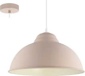 Eglo 54964 - Luster na lanku TRURO-P 1xE27/60W/230V ružová