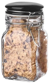 Pohár s klipsom a keramickou pokrievkou čierny 250ml