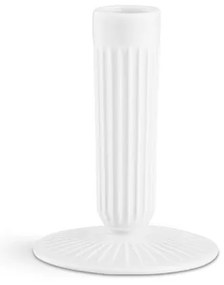 Biely kameninový svietnik Kähler Design Hammershoi, výška 12 cm