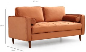 Dvoumístná pohovka Rome 175 cm - výber z 6 prevedení