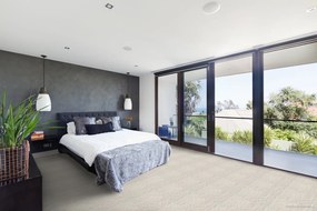 ITC, Koberec metráž Coletta 30, na mieru, šíře 4m, biela, twinback (filc+juta), obchodné priestory