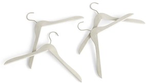 HAY Ramienka Coat Hanger set 4 ks, warm grey