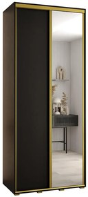 Skriňa 45 Canaris 3 100 čierna/gold