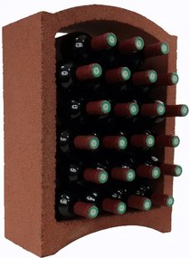 12 x Regál na víno Bloc Cellier - Super červený, kapacita fliaš: 276