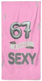 Osuška Stále sexy – ružová (vek: 67)
