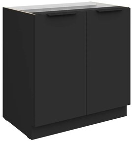 Kuchynská skrinka Aria-Bl/Bl Anti Fingerprint 80d 2f Bb