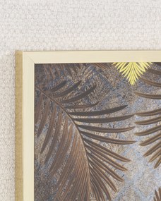 Obraz Golden Leaves 30x40cm gold