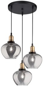 Luxusný luster Cedro 35 tmavo sivé