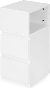 Nočný stolík so zásuvkou a policou 40 x 40 x 50 cm