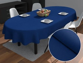 Biante Dekoračný oválny obrus BKS-411 Námornícka modrá 50x100 cm