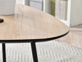 Konferenčný stolík Rossi Zest Xl (sonoma + čierna). Vlastná spoľahlivá doprava až k Vám domov. 1111867