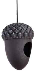 Vtačia búdka pre vtáky Acorn 1, 15,5x10,5 cm, plast, hnedá