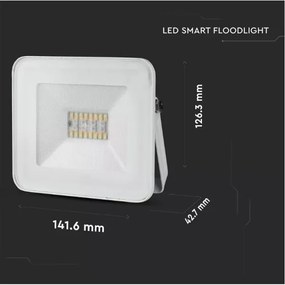LED RGB Inteligentný stmievateľný RGB reflektor LED/20W/230V IP65 biela
