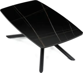 Konferenčný stolík čierny mramor AHG-X7227 BK