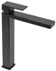 Vysoká umývadlová batéria SAT Vision bez výpuste čierna matná SATBSVI285C, 1 ks