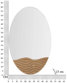 Nástenné zrkadlo 50x80 cm Lines – Mauro Ferretti