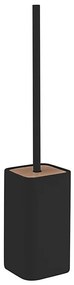 Gedy - Stojacia WC štetka NINFEA čierna/bambus