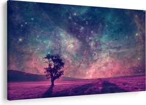 Obraz - Nadpozemská nočná obloha (90x60 cm)