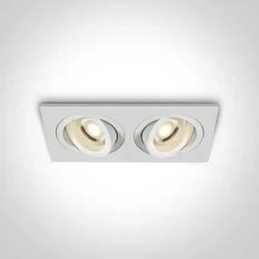 Zápustné - podhľadové svietidlo ONE LIGHT zápustné svietidlo 51205ABG/W