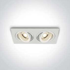 Zápustné - podhľadové svietidlo ONE LIGHT zápustné svietidlo 51205ABG/W