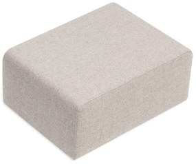 Svetlosivá podnožka zo zmesi vlny a ľanu Hugg - Gazzda