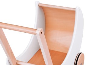 Drevený kočík pre bábiky pre deti Jokomisiada ZA5484