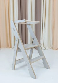 Učiaca montessori detská veža skladacia kašmír