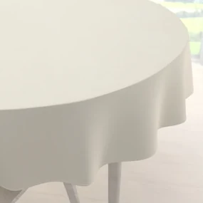 Biante Teflónový okrúhly obrus TF-051 Smotanový Ø 110 cm