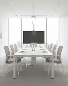 Grospol - Konferenčné kreslo Axel 4L White