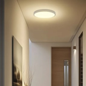 LED Kúpeľňové stropné svietidlo so senzorom LED/24W/230V IP44 4000K pr. 35 cm+DO