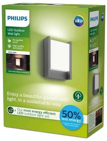 Philips - LED Vonkajšie nástenné svietidlo ARBOUR LED/3,8W/230V IP44