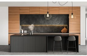 Luster na lanku MATT 2xE27/60W/230V pavúk čierna/zlatá