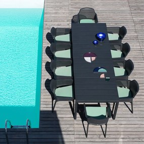 RIO 210 záhradný rozťahovací stôl antracite