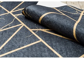 Kusový koberec Abos čierny 80x150cm