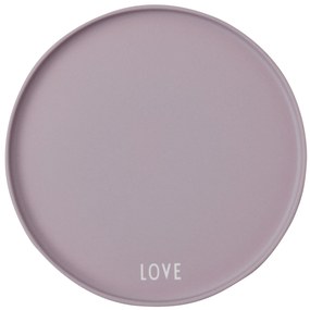DESIGN LETTERS Porcelánový tanier Lavender Love 21,3 cm