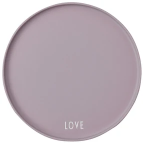 DESIGN LETTERS Porcelánový tanier Lavender Love 21,3 cm