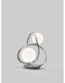 Wofi 8014-207 - LED Stolná lampa NANCY 2xG9/3,5W/230V lesklý chróm