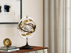 Armillary dekorácia strieborná 63 cm