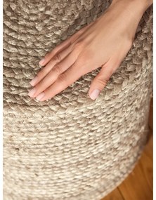 Sivobéžový taburet Jutta Greige – Hanse Home