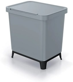 Odpadkový kôš, 2 x 10 l, sivá