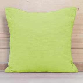 Biante Mušelínová obliečka na vankúš MSN-058 Svetlo pistáciová 40 x 40 cm
