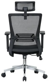 Kancelárska ergonomická stolička Neoseat JENNY — čierna, nosnosť 150 kg