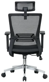 Kancelárska ergonomická stolička Neoseat JENNY — čierna, nosnosť 150 kg
