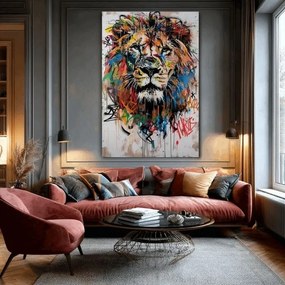 Obraz Graffiti Lion | Talianske plátno